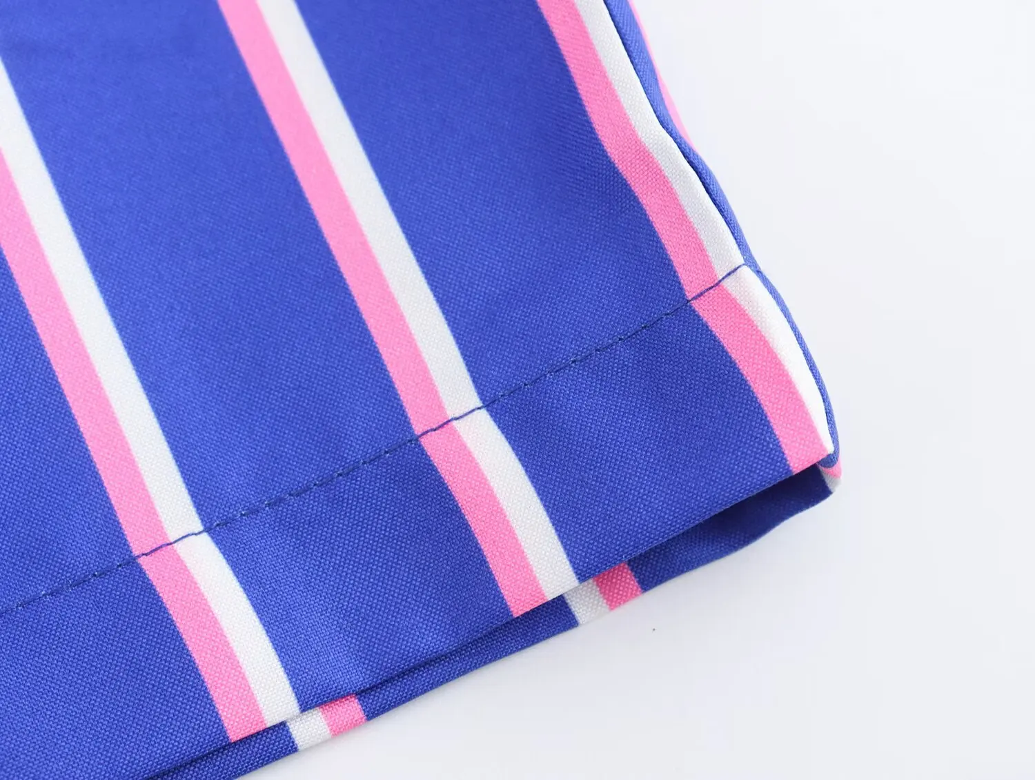 Pantalon droit rayé ample à taille élastique pour femmes, vêtements de Style européen et américain, nouvelle collection 2025