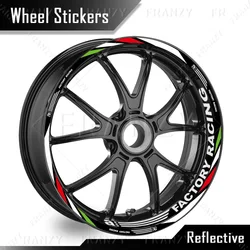 Wheel Sticker Rim Decal Hub Stripe Tape For Aprilia Tuono RS660 RS4 125 GPR rs150 RSV4 DORSODURO shiver 750 900 rsv 1000 mille