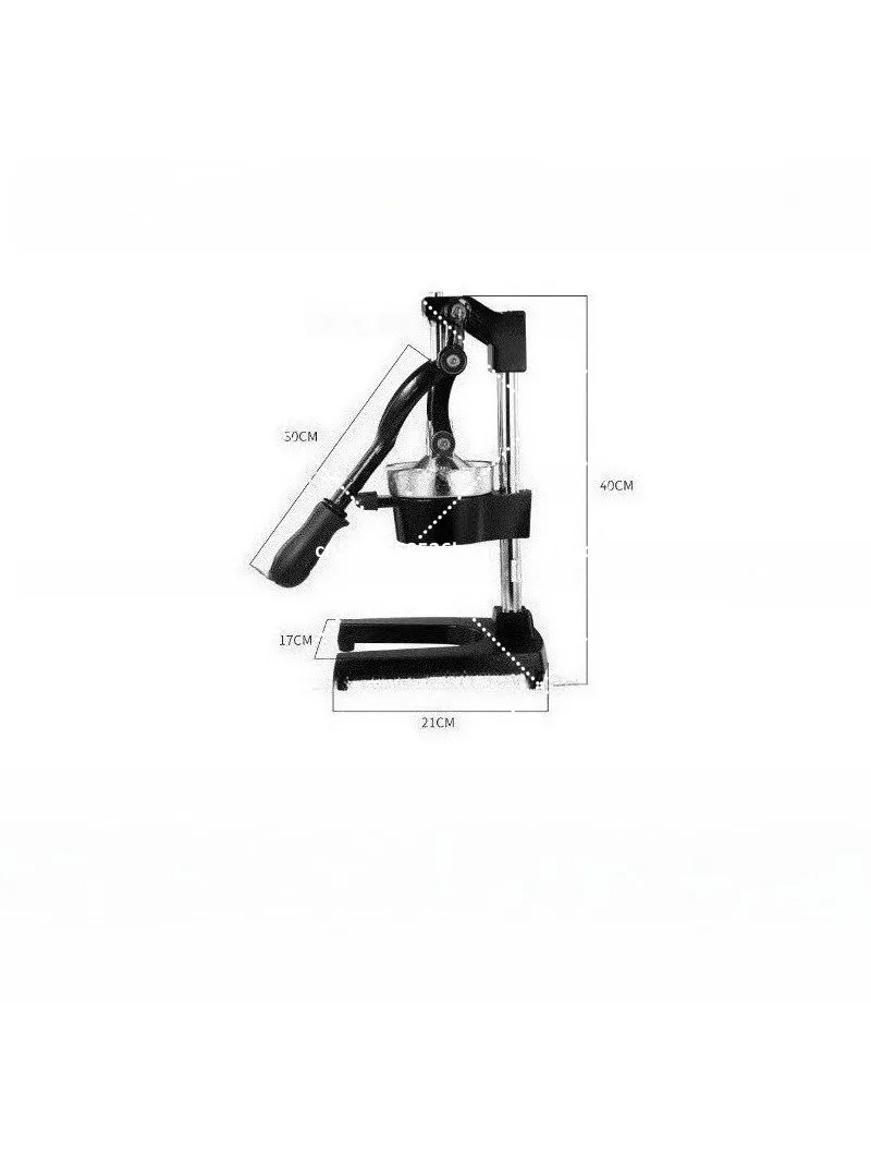 Extra Large Cast Iron Citrus Juicer Manual Hand Press Heavy Duty Countertop Squeezer