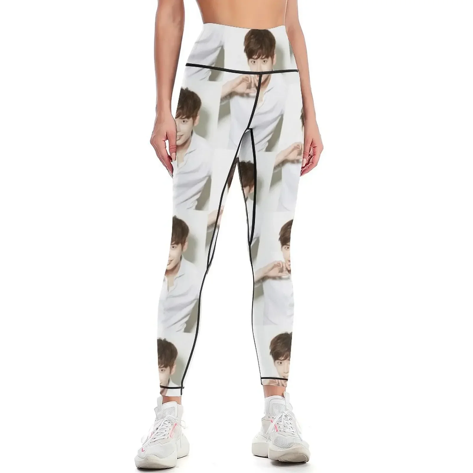 

Lee Jong Suk Leggings for fitness exercise clothing for gym sportswear woman Women's high waist Womens Leggings