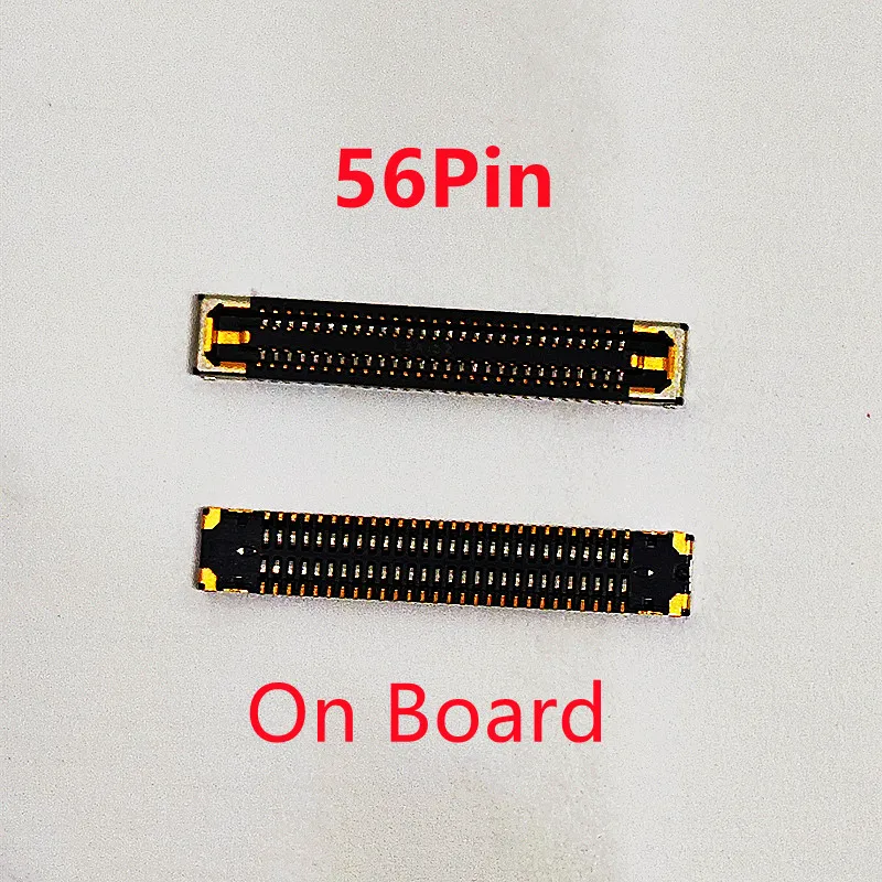 10pcs 56Pin LCD Display Screen Flex FPC Connector On Board For Samsung Galaxy S20 Plus S20U S21 Ultra S21P S21FE Note20 Ultra