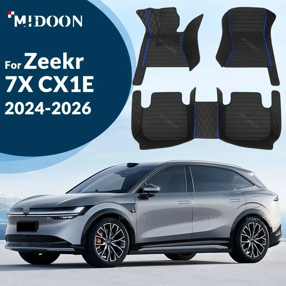 

Новые стили! Для Zeekr 7X CX1E 2024 2025 2026 автомобильные коврики на заказ, автомобильный ковер, детали интерьера, аксессуары, защитная накладка
