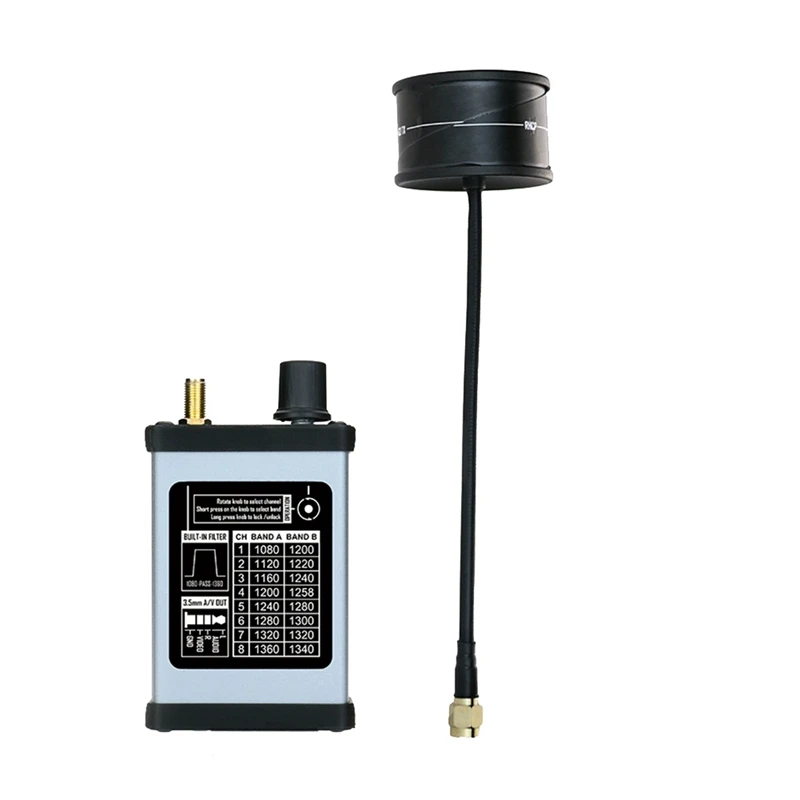 

A79U-1.3G 1.2G VTX Receiver Module With Circular Polarized Antenna VRX For FPV Long Rang Racer RC Drone