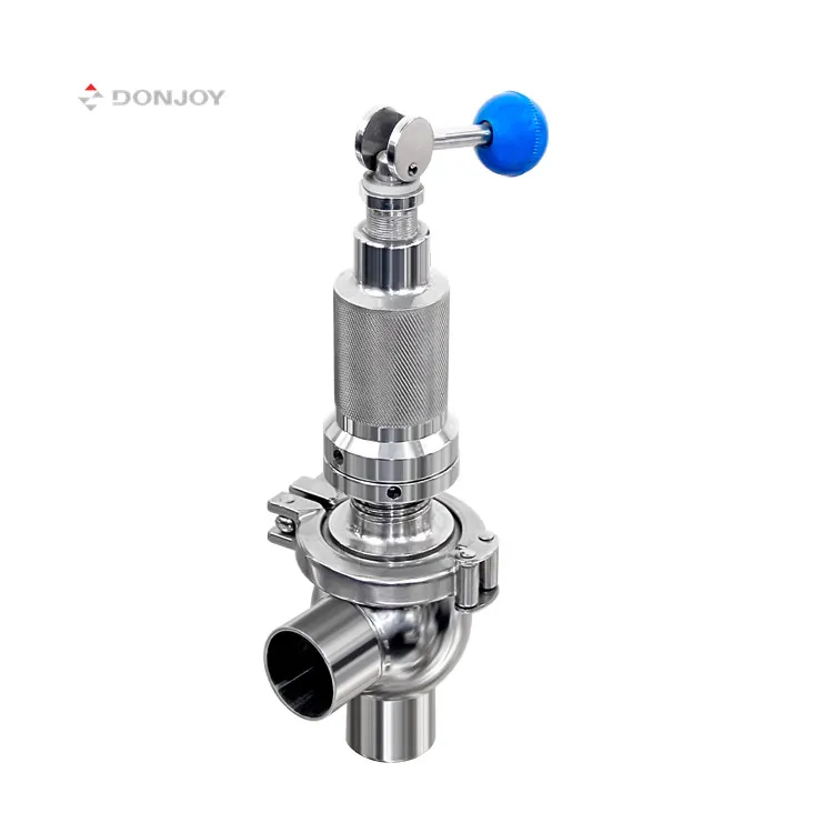 DONJOY 316L Pneumatic Sanitary Safety Relief Valve For Water Applications CE Certified