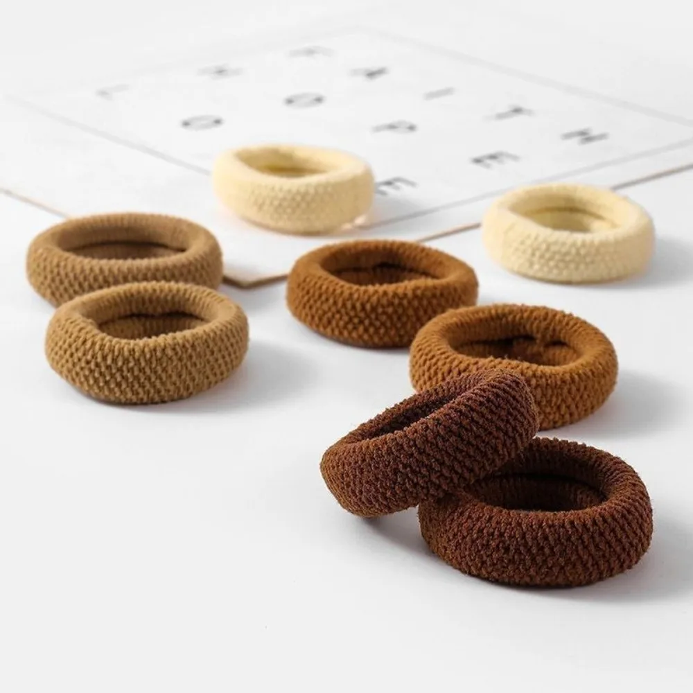 

Набор из 5/10 шт. разноцветных резинок для волос: утолщенные, высокоэластичные скранчи для укладки и декора, аксессуары для волос для женщин и девушек