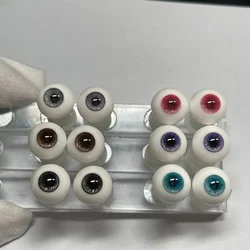 12/14/16/18mm Doll's Eyes for 1/3 1/4 1/6 Bjd Doll Plaster Eyeball Diy Dress Up Girl Toys Yellow Resistant Handmade Accessories