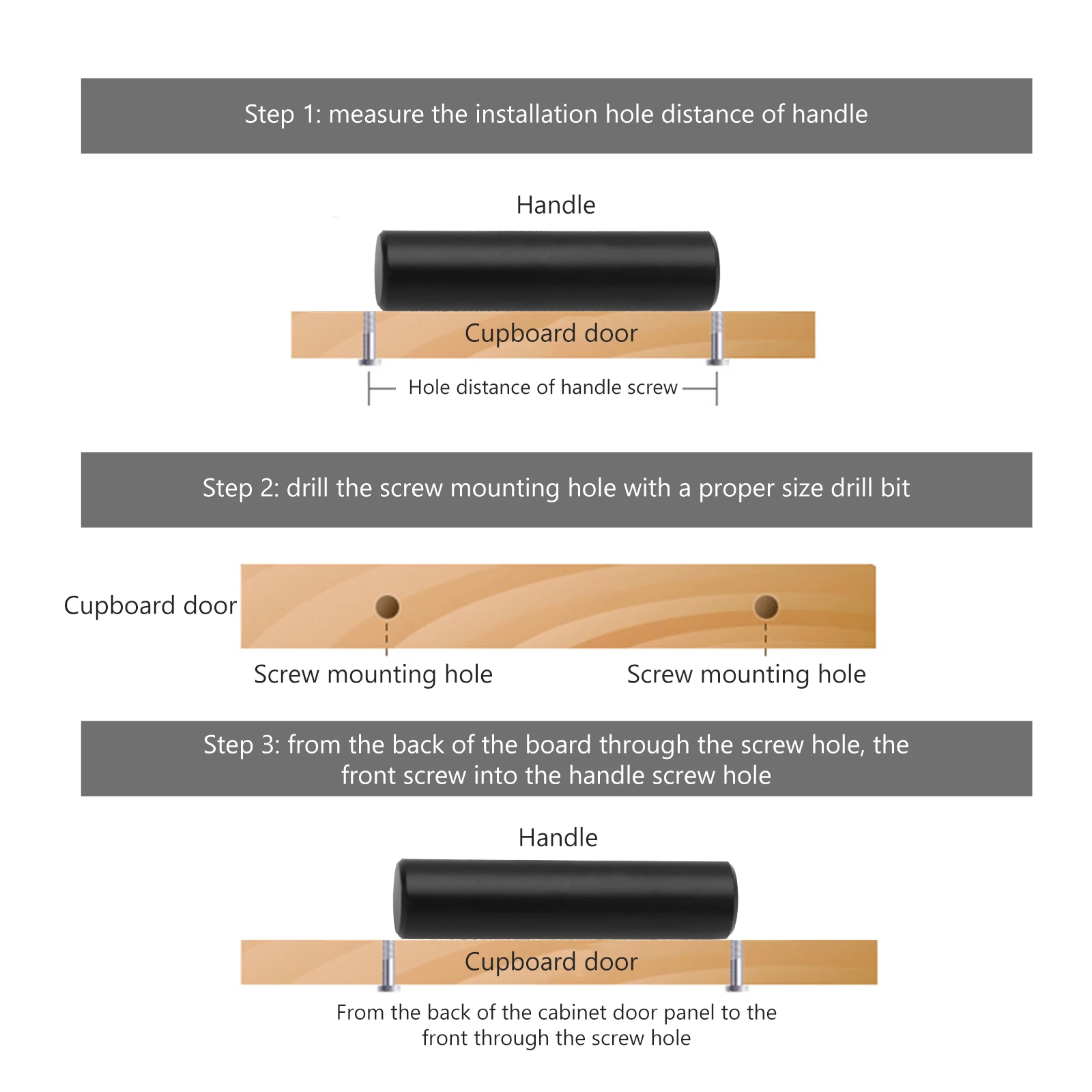 

10 pcs Aluminium Alloy Cabinet Handle Modern Drawer Pull For Furniture Door Knob With Screws Heavy Use Simple Knob Hardware