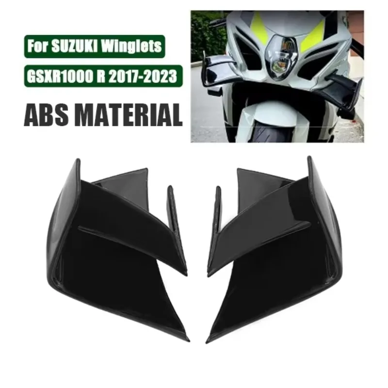 

2025 New Style New Crosswind Wing Blade Winglet Side Plate Guide Hood For GSX-R1000 2017-2023 Motorcycle Accessories Fixe