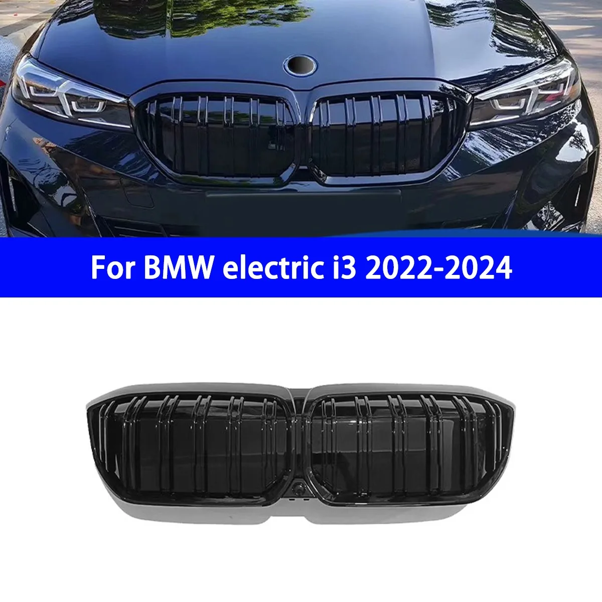 

Suitable for BMW Electric I3 2022-2024 Replacement Model with Double Line Grille and 6 Thick Lines