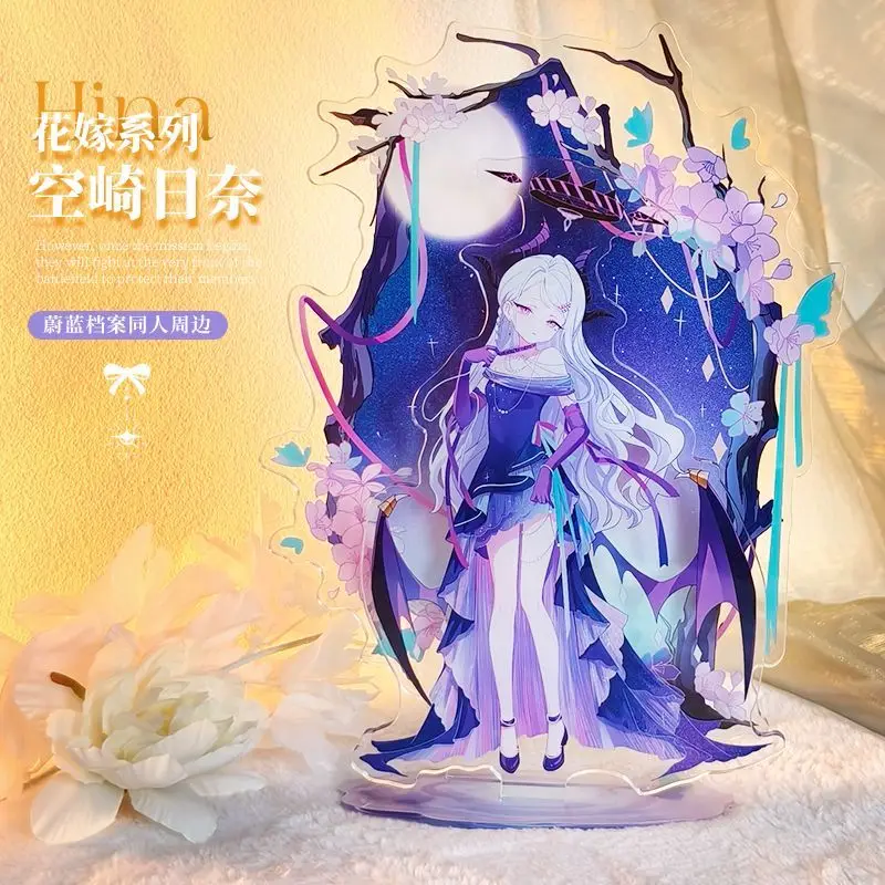 الأزرق الأرشيف Sorasaki هينا Shimoe Koharu الاكريليك حامل أنيمي نموذج لوحة زخارف مكتب الدائمة تسجيل أرقام هدايا عيد الميلاد