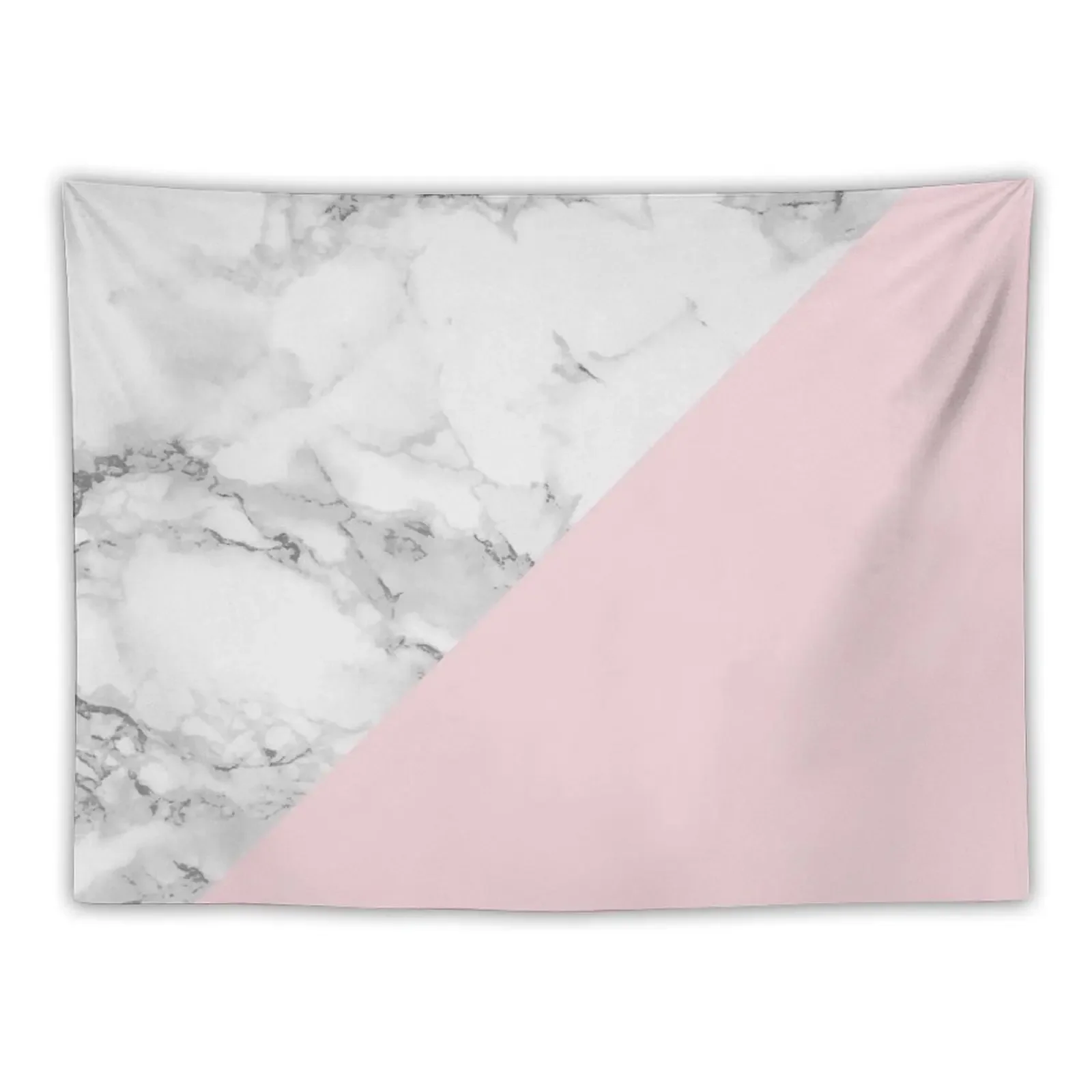 Marble + Pink Pastel Color. Classic Geometry. Tapestry Room Decor Things To The Room Tapestry