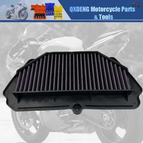 Imagen 1 del producto Filtro de aire para motocicleta Ninja ZX-6R, para Kawasaki Ninja ZX6R ZX636 ZX636F ZX636E ZX600R ABS, elemento de filtro de entrada de aire 11013-0036