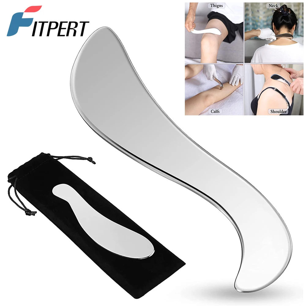 

Stainless Steel Gua Sha Scraping Massage Tool, Muscle Scraper Physical Therapy for Soft Tissue for Back, Neck,Legs,Arms,Shoulder