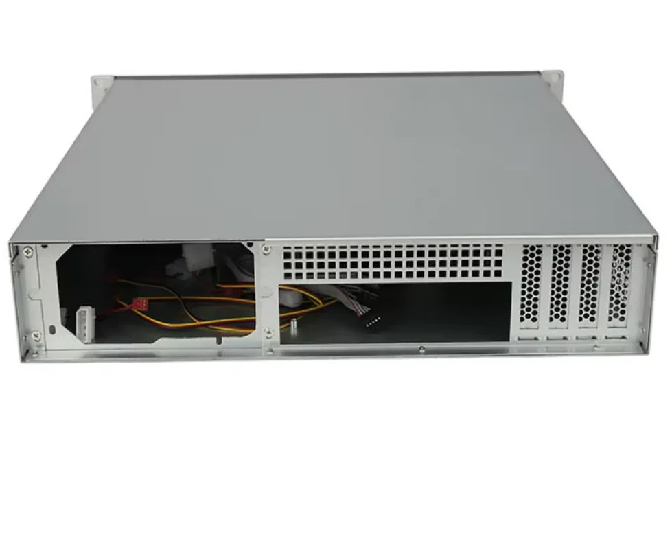 Exquisite Workmanship 2U Hot Swap GPU Server Case MATX Rackmount Chassis with 8 Bays and Fan ATX Form Factor Stock Ready