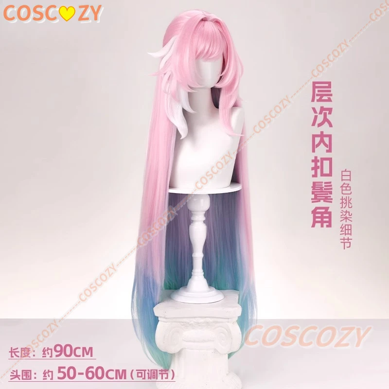 Honkai: スターレール シレーネ コスプレウィッグ シレーネ 第二形態 コスプレウィッグ ピンク ロングウィッグ シレーネ ロールプレイヘア 大人女性用 ガールズ プロップ