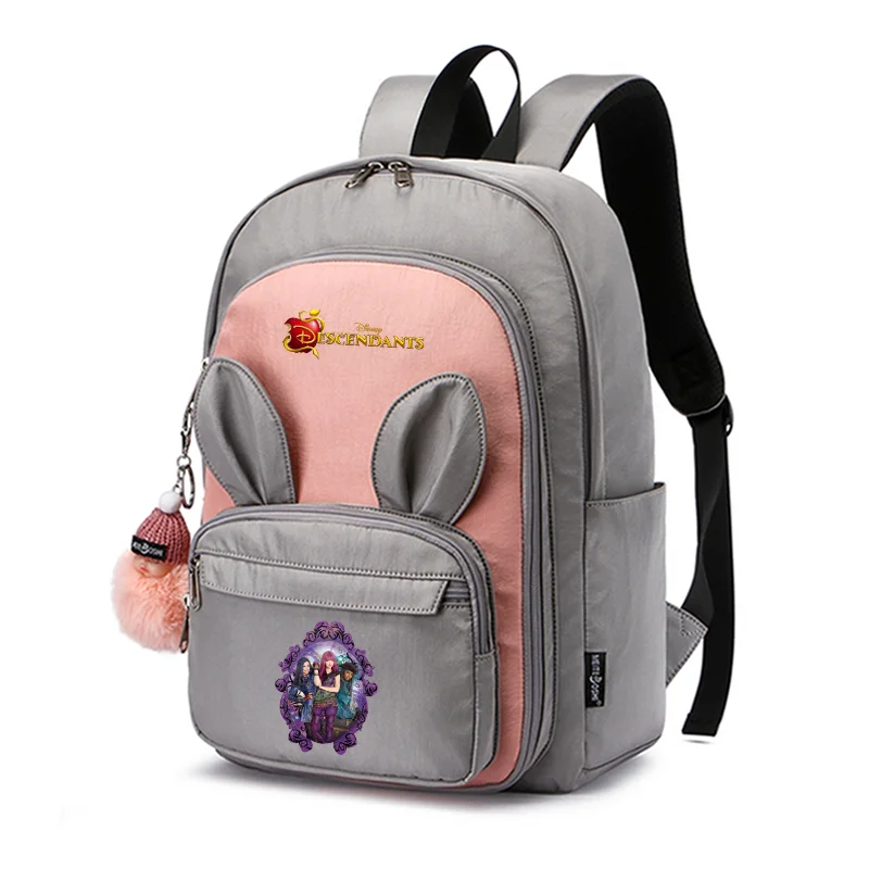 

Descendants Kids Backpack For Girls Boys Waterproof Backpacks Children Orthopedics Rabbit Ears School Bags Travel Mochila