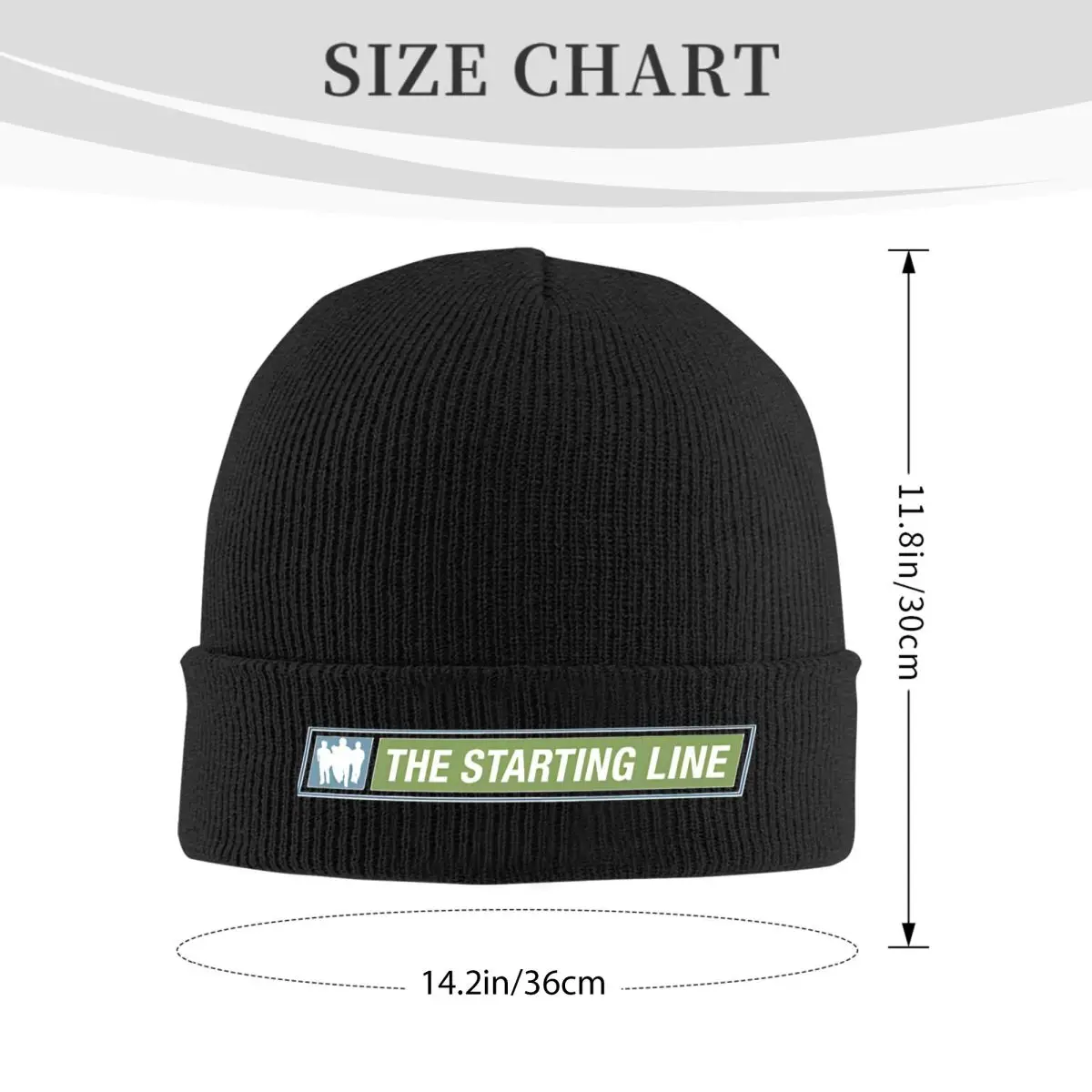 The Starting Line Logo Band Knitted Hat Beanies Winter Hat Warm Casual Cap Men Women