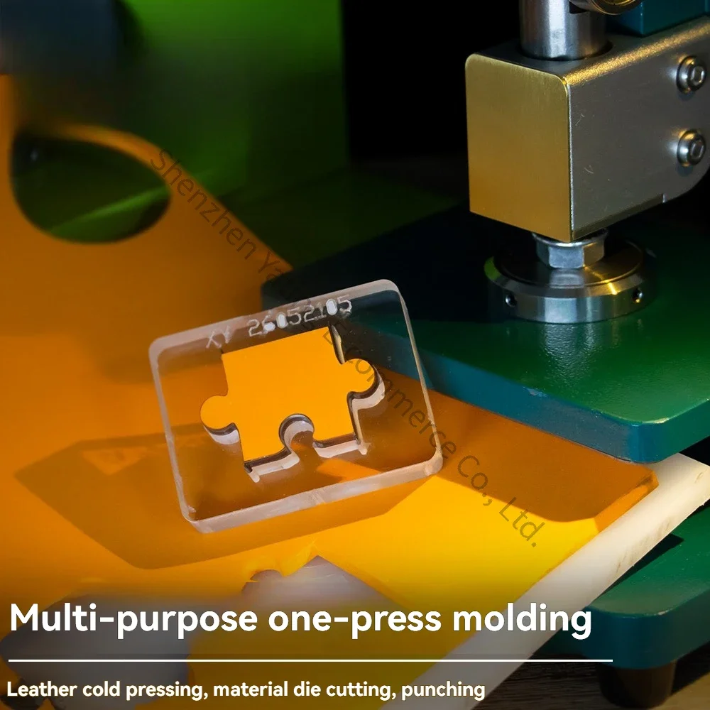 Gram Weight Copper Mold Leather Tablet Press Logo Icon Imprint Fabric Stamping Machine Manual Knife Mold Sampler Imprint Machine