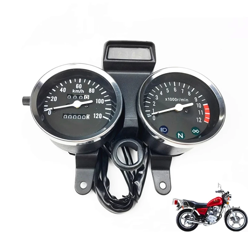 

Universal Motorcycle Odometer,Speedometer Assembly For GN125 ZJ125
