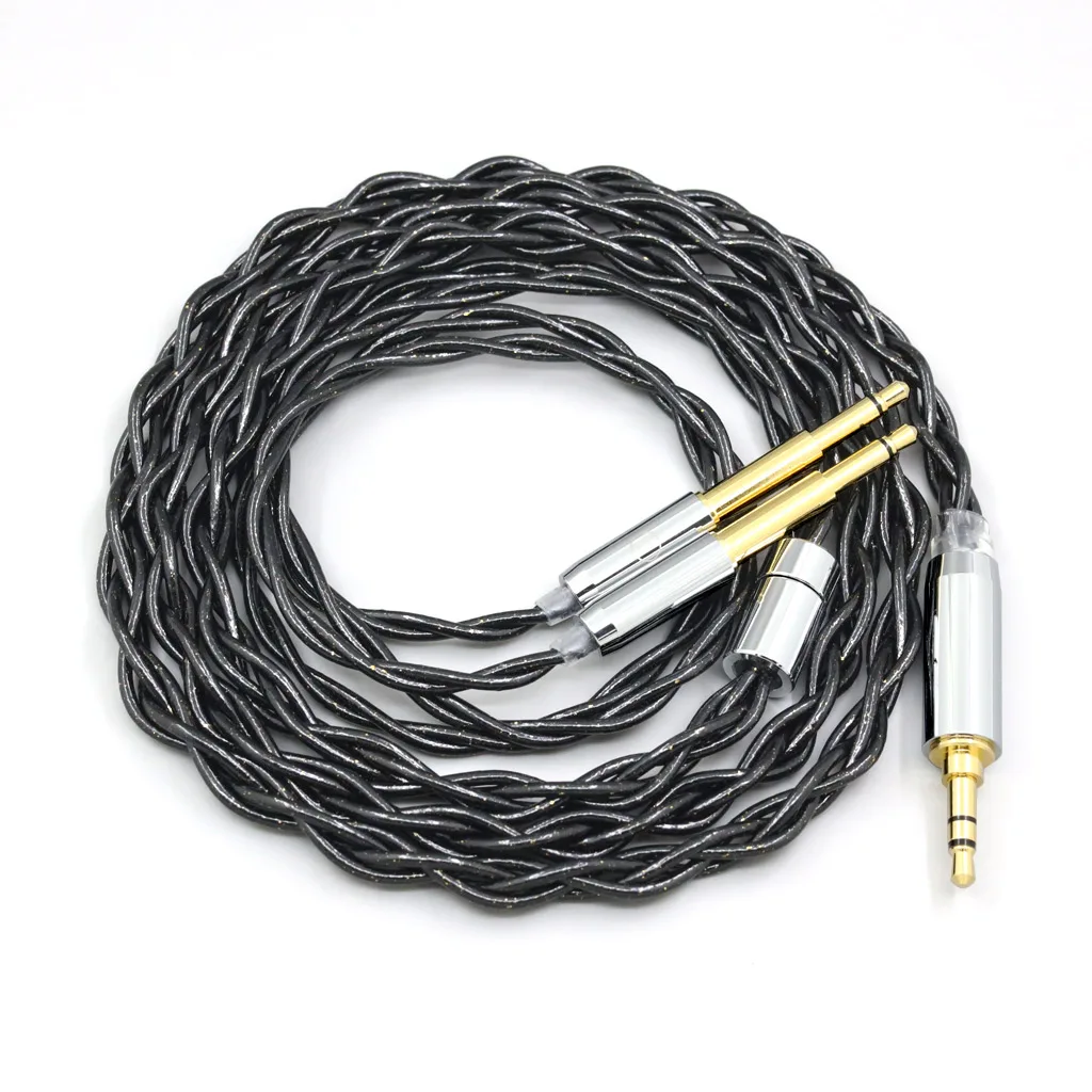 LN008334 99% Pure Silver Palladium Graphene Floating Gold Cable For Meze 99 Classics NEO NOIR Headset Headphone