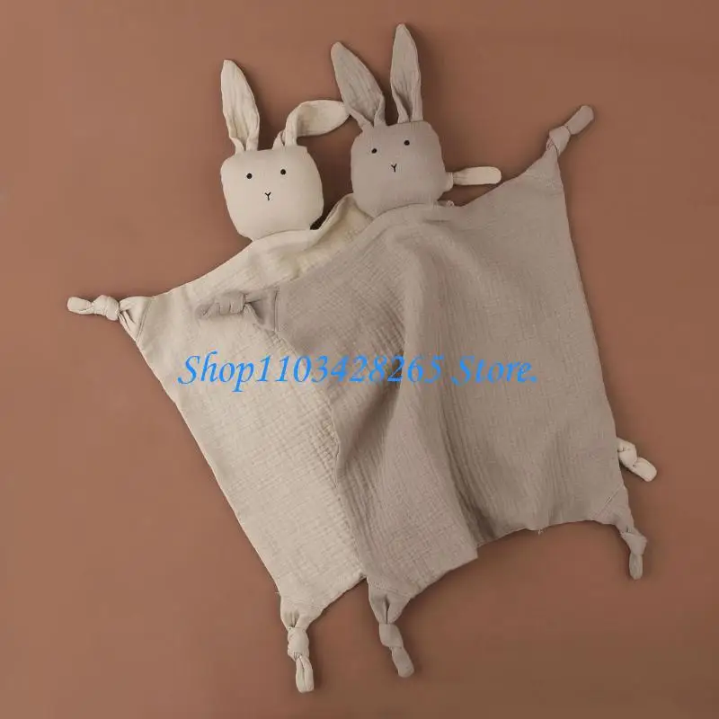 Baby Speeksel Handdoek Zacht Pasgeboren Baby Kalmeren Sussen Handdoek Baby Schattige Bunny Slapen Poppen Speelgoed Kinderen Gift