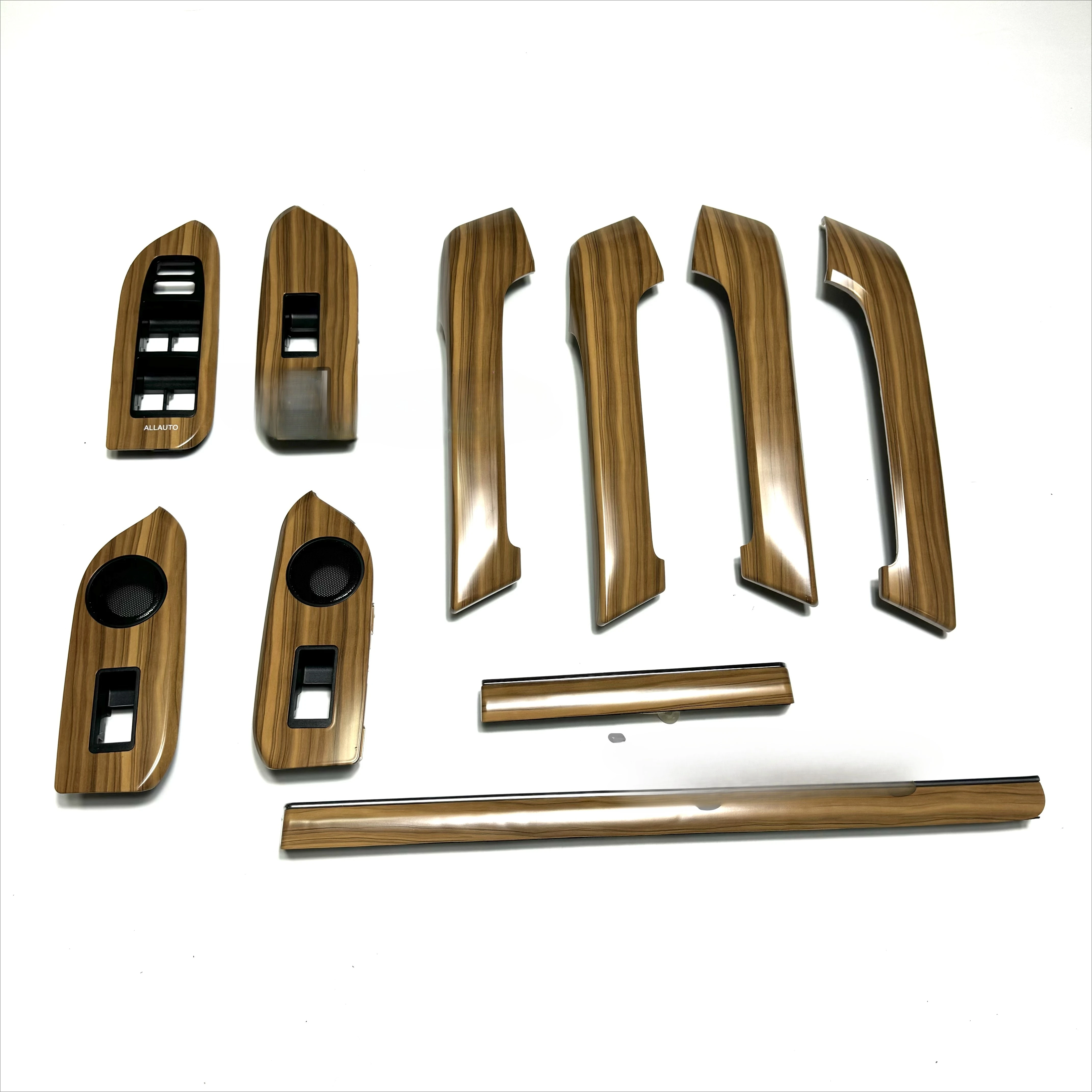 

Car Interior Parts Interior Trim Wood Decoration Kit For 18-19-20 Prado FJ150 Wooden Door Moulding Inside