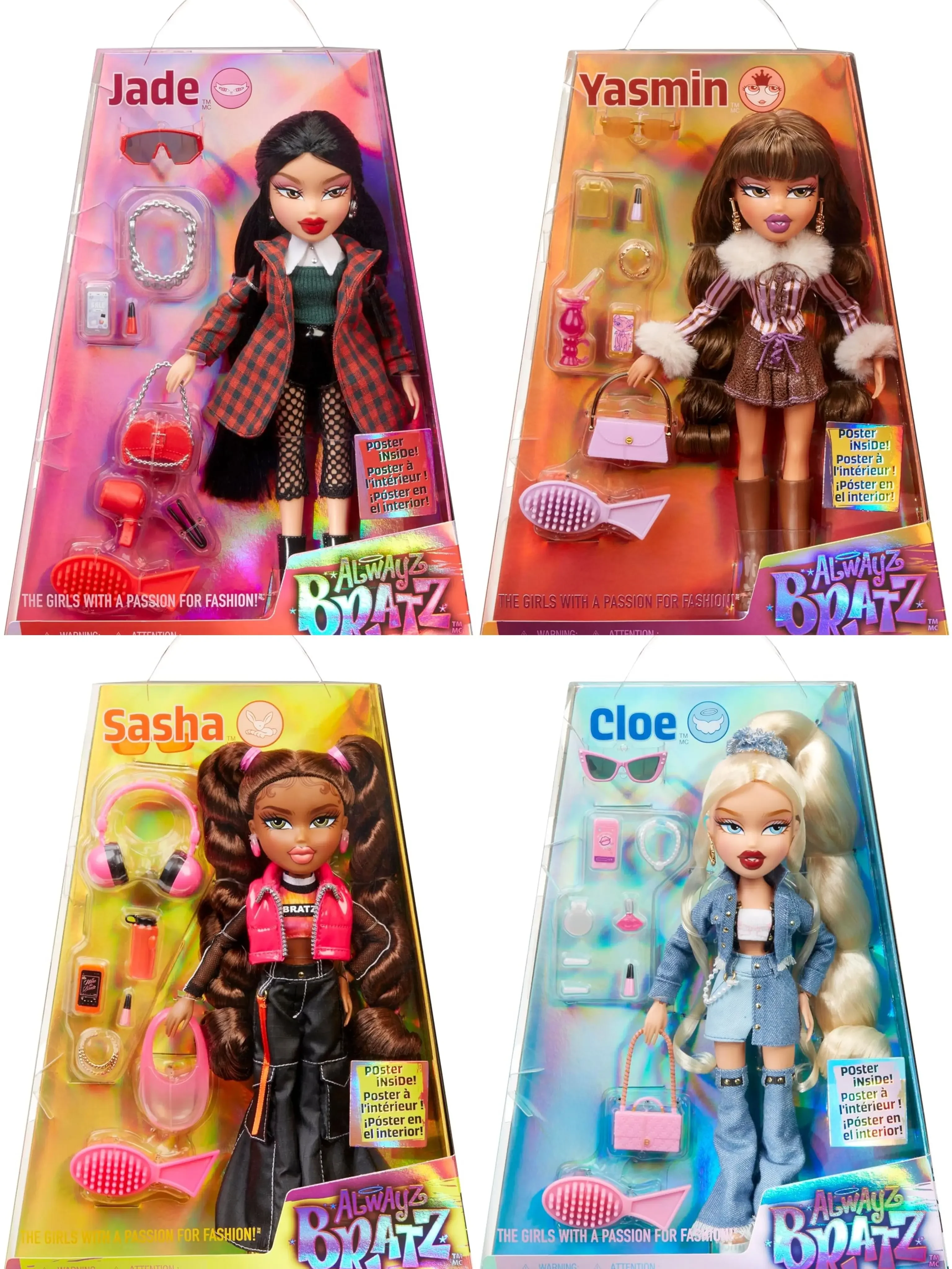 Bratz Exquisite Figure Joints Are Movable Toy Simulation Model Girl Collect Ornaments Cloe Yasmin Sasha Cartoon Birthday Gift