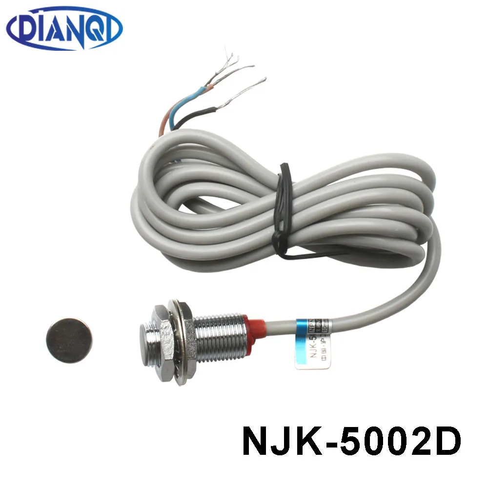 induction Proximity Switch magnet Inductive hall sensor Proximity Sensor,NJK-5002D NPN NO Magnetic switch