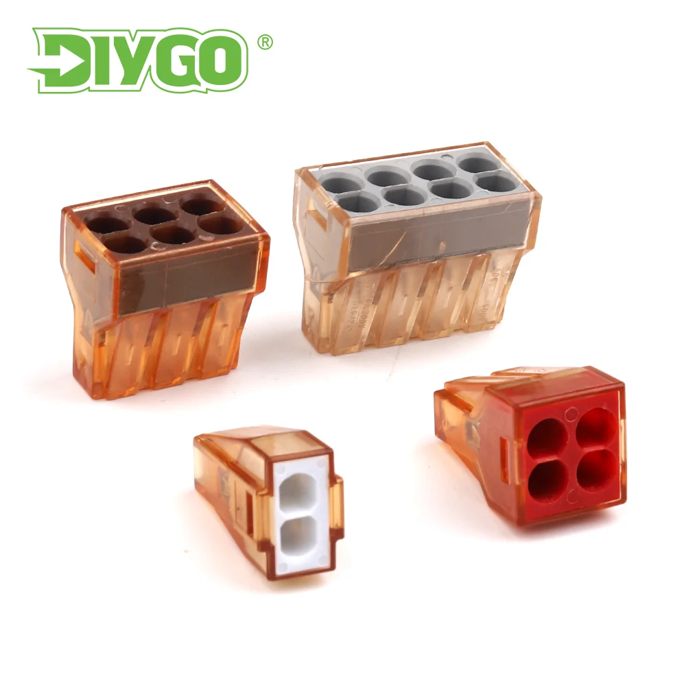 

25PCS Quick Electrical Cable Connectors Universal Type Push-in Mini Terminals Forhousehold Junction Box Led Light Connection