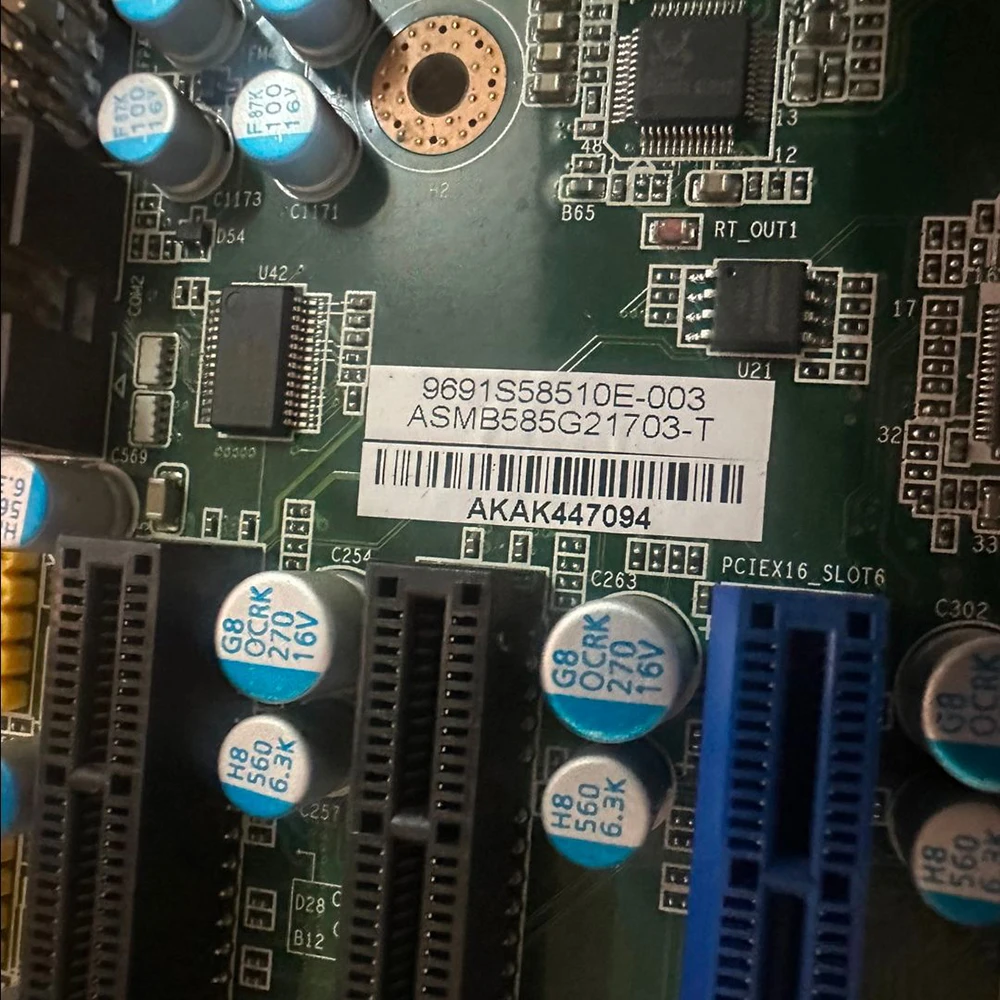 

Dual Network Industrial Control Server Motherboard ASMB-585G2