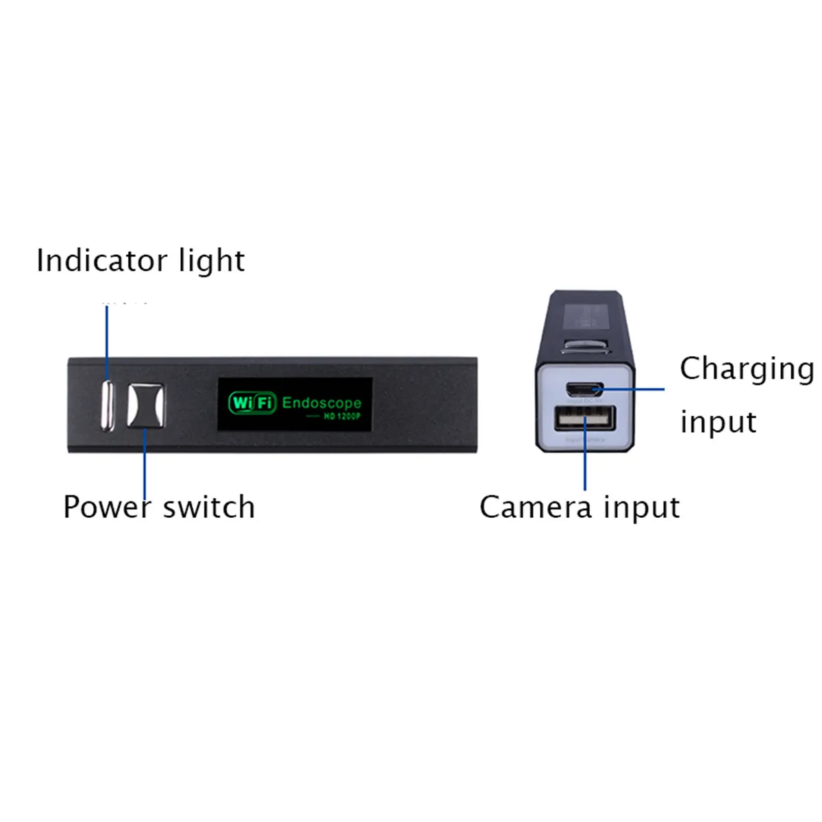 Imagem -06 - Lente hd Wifi Endoscópio Cmos Borscope Industrial sem Fio Pipescope Microscópio Digital para Android & Iso 2mp 1200p 5.5 mm mm