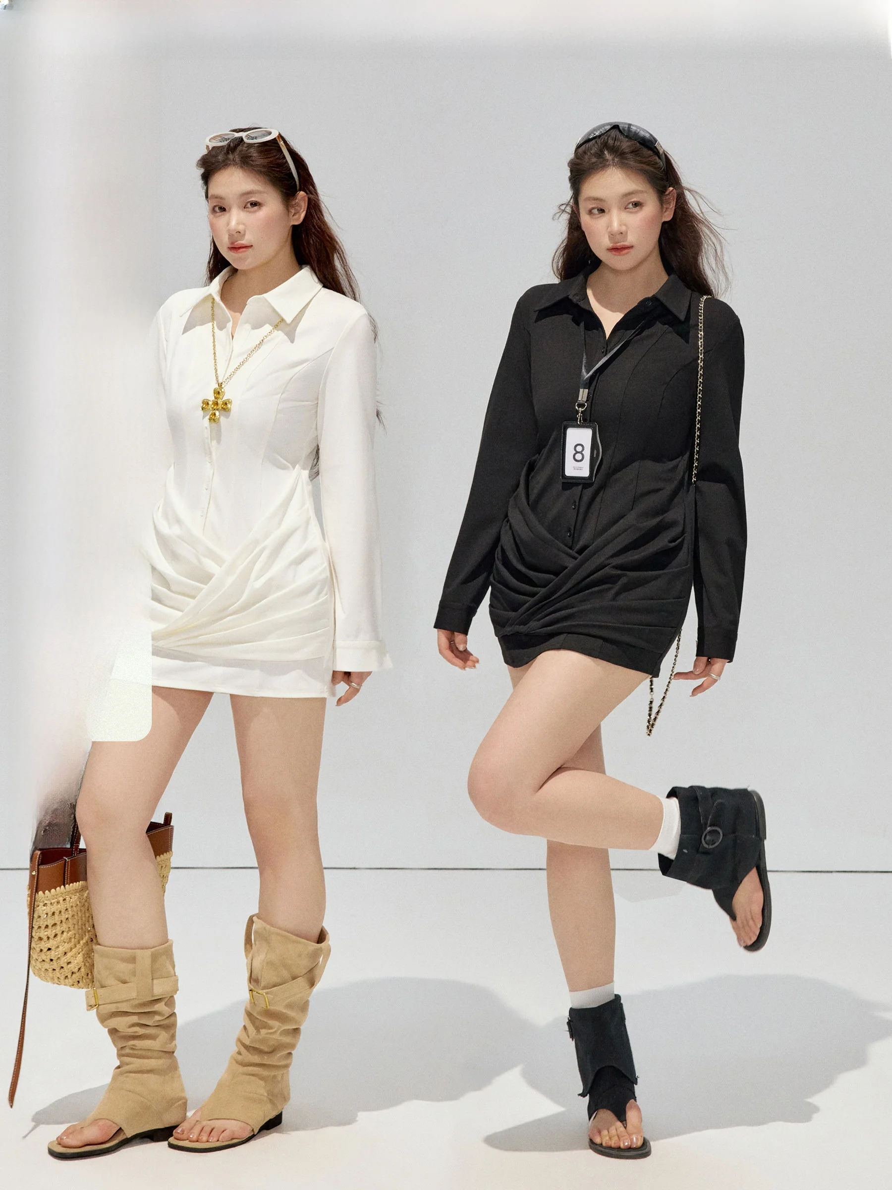 

JULULOOK Studio Slim Fit irt Design plus Size Women's Dr with Waist Cinch And Bodycon ort Skirt for plus Size Ladies