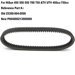 ATV UTV Drive Belt Clutch V-Belt For HiSun HS450 500 550 700 750 Forge Sector Tactic Vector models -Replaces OE 25300-004-0000