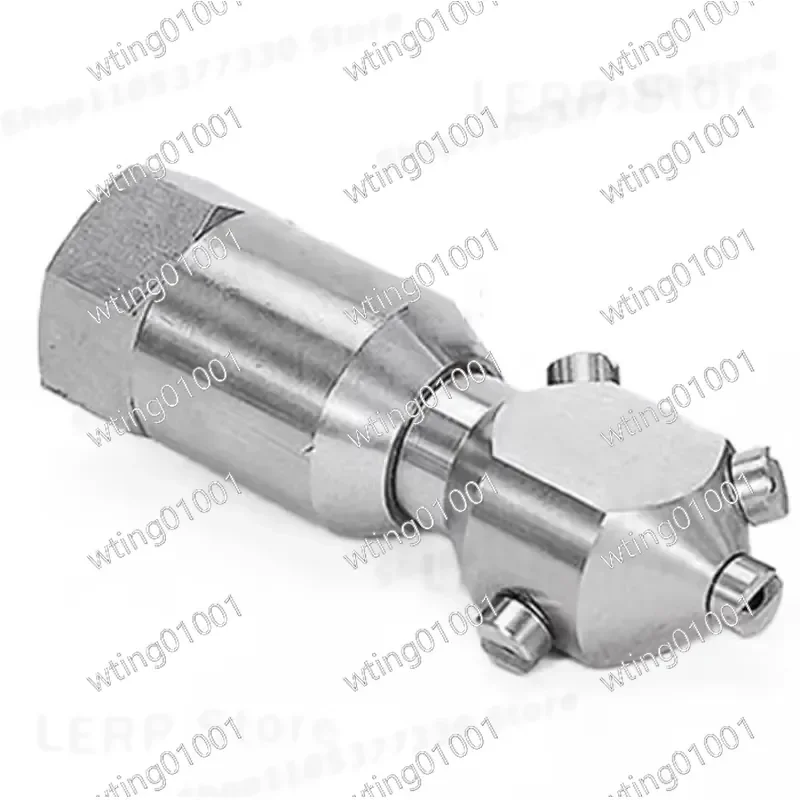 for Tank Barrel Cleaning Automatic Rotating Spray Head Stainless Steel 120 Degree Rotary Nozzle Fits 1.0 to 1.5m Diameter