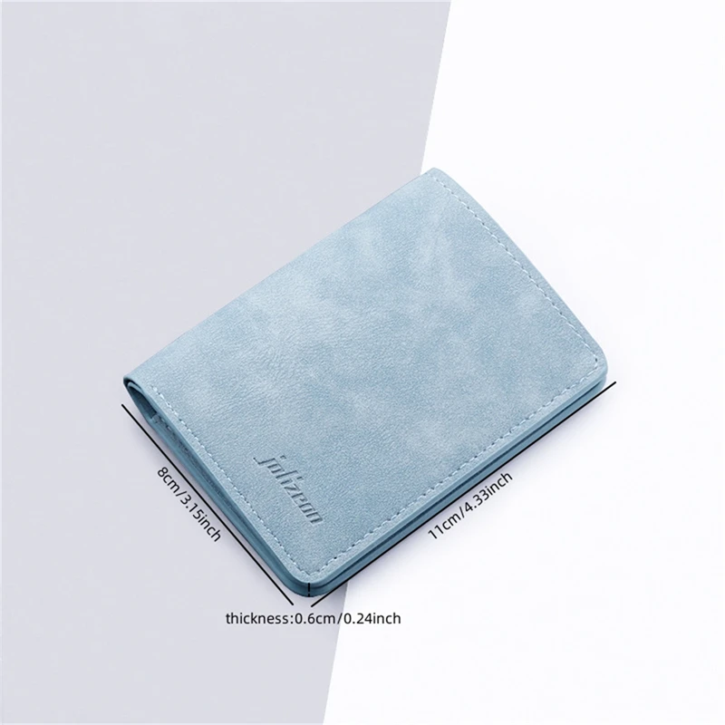 2025 Nuovo stile Mini sottile uomo portafoglio porta carte borsa da uomo portamonete porta carte corto verticale portafoglio in pelle Pu