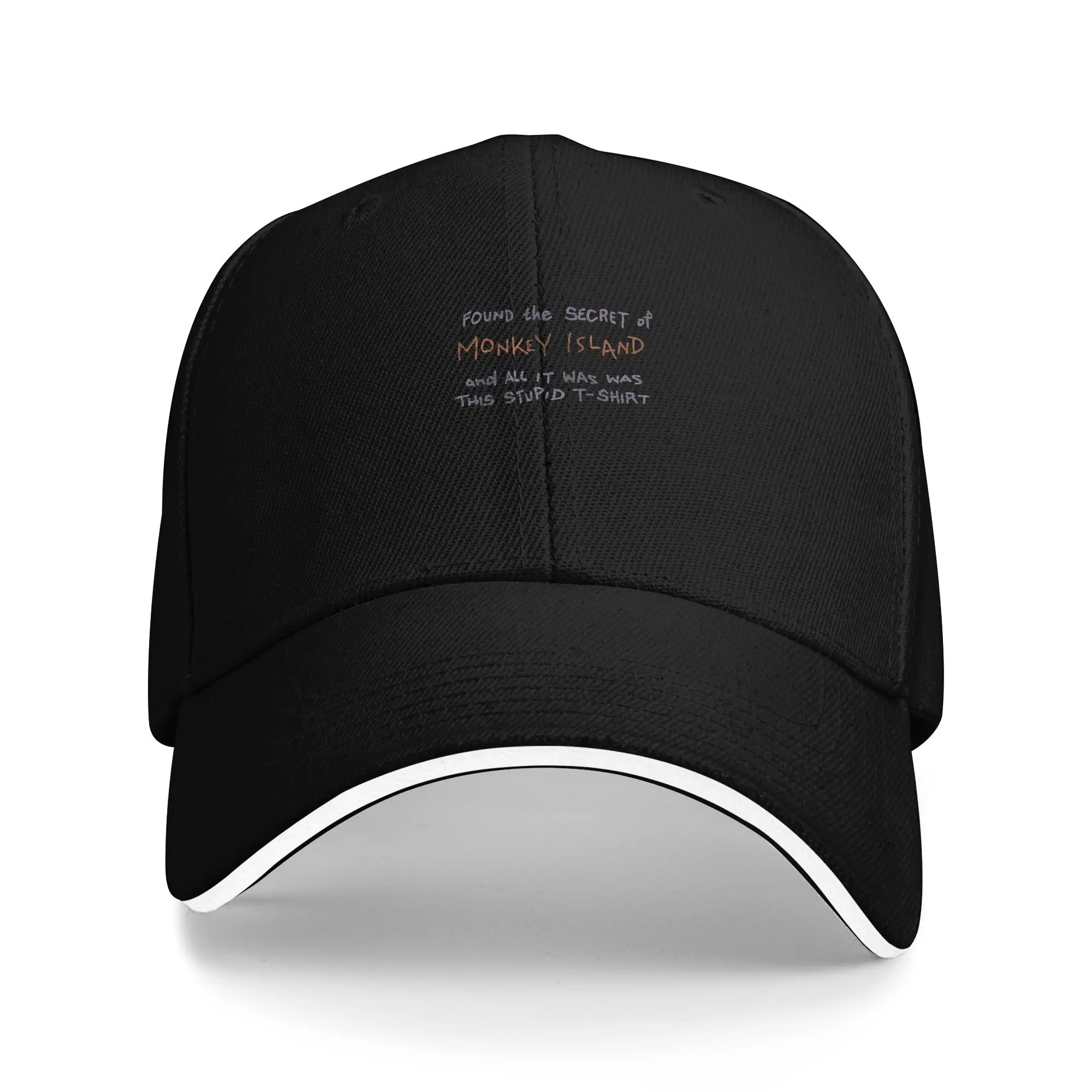 Hot Sale I found the SECRET of Monkey Island Baseball Cap  Outdoor Brand Men Caps  Carnival Brand Men Caps