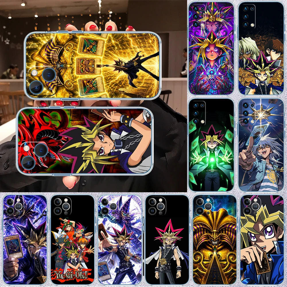 HU50 Yu Gi Oh Transparent Phone Case for Motorola Moto Edge 20 30 40 50 S30 Fusion Ultra Pro Neo Lite + G200 G23