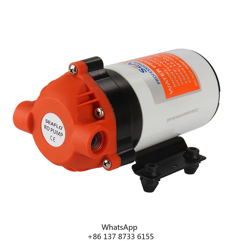 Seaflo Dc Ac 5-7lpm High Pressure Diaphragm Pump Reverse Osmosis Ro Water Purifier Booster Pump