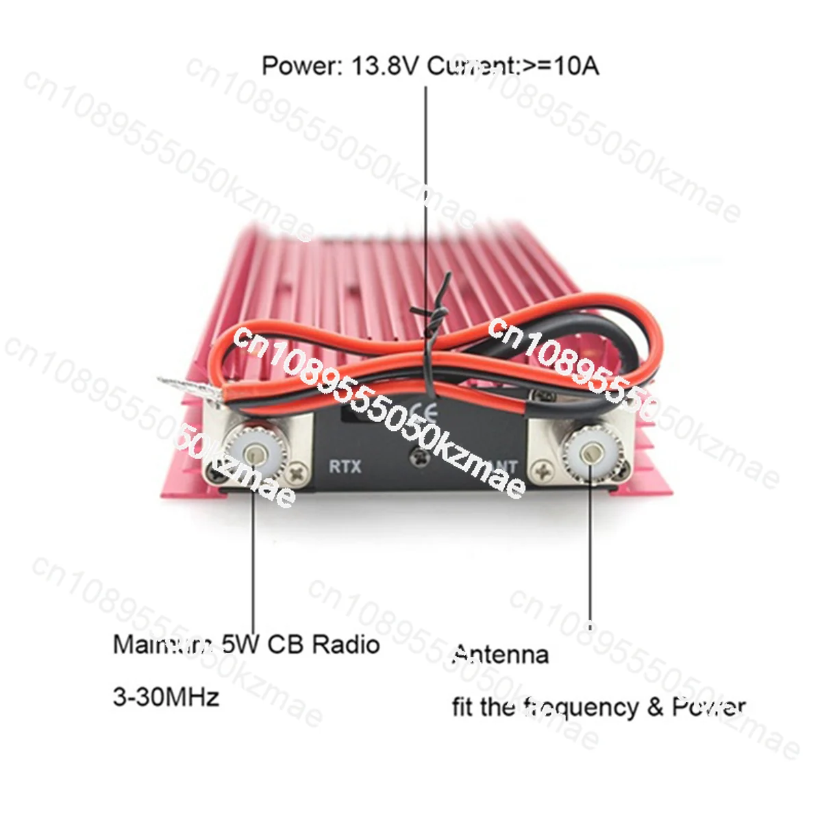300W CB無線アンプ、BJ-300 HFパワーブースター（3-30MHz通信用）