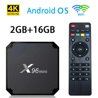 X96 mini Android OS Smart TV Box H313 S Quad Core 2GB 16GB WiFi 4G HD 4K 3D H.265 Media Player Iptv TV Box