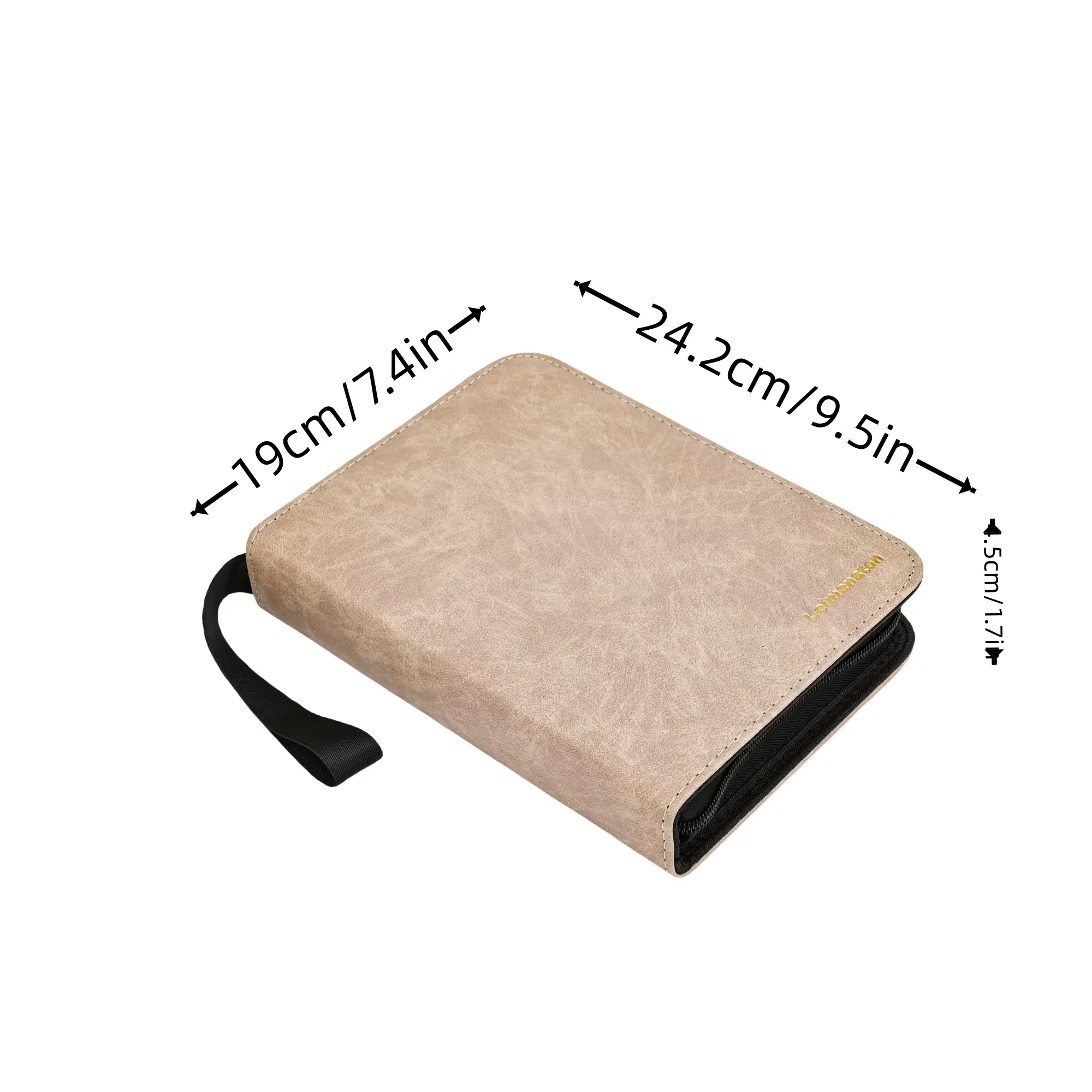 Trading Card Binder 400 Pockets, 4‑Pocket Card Album 50 Expandable Detachable Pages for Game Cards Photo Collector Storage