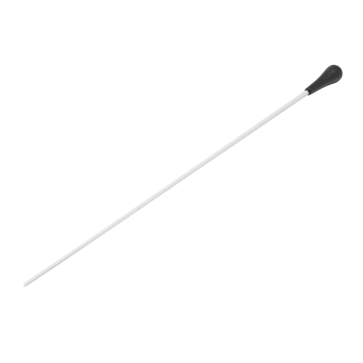 New Black ABS Handle Musical Music Conductor Baton Gift White 15inch