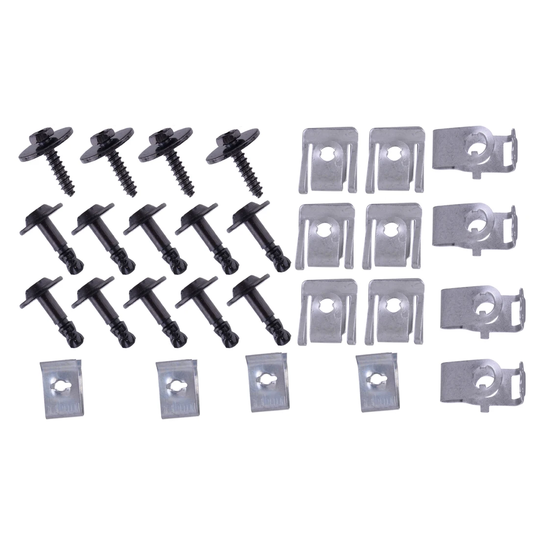 1 Set Mixed Engine Undertray Under Cover Clips Fitting Fastener Kit fit for Audi A5 8T A4 B8 2015 2014 2013 2012 2011 2010-2007