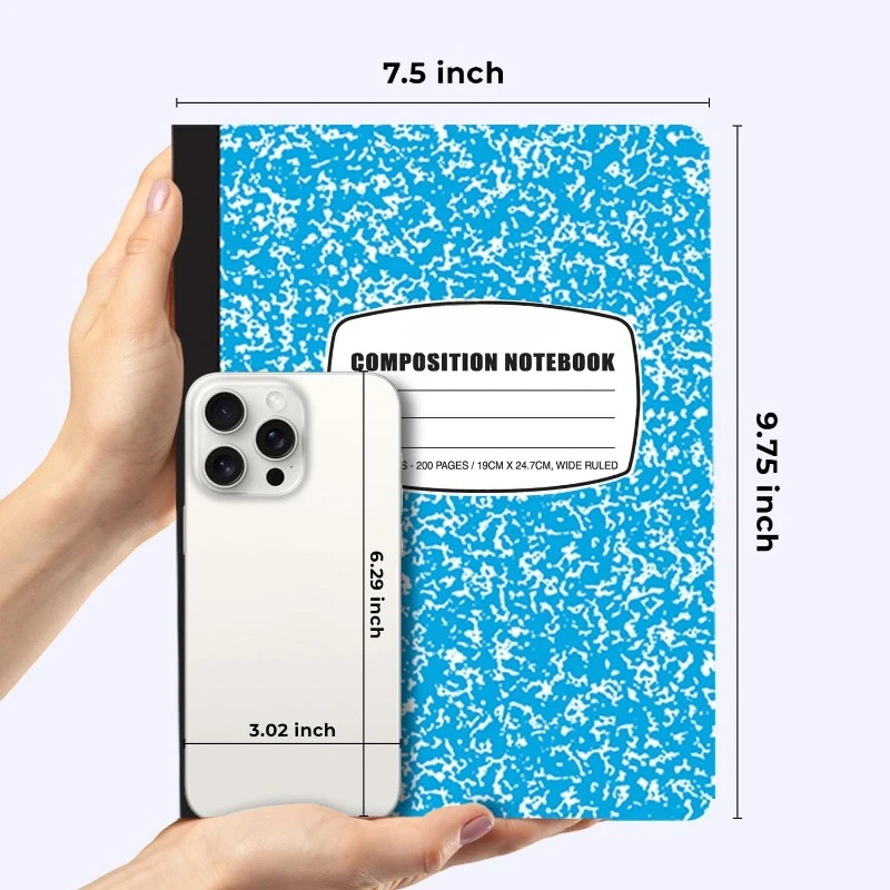 2000 Pack (Pallet) Composition Notebooks Bulk, Wide Ruled, Full Pallet of Composition Notebooks, 200 Pages (100 Sheets)