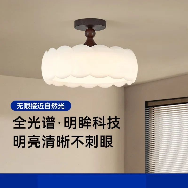 French, medieval, bedroom light, living room light, new model, lighting, retro cream wind,  led eye protection
