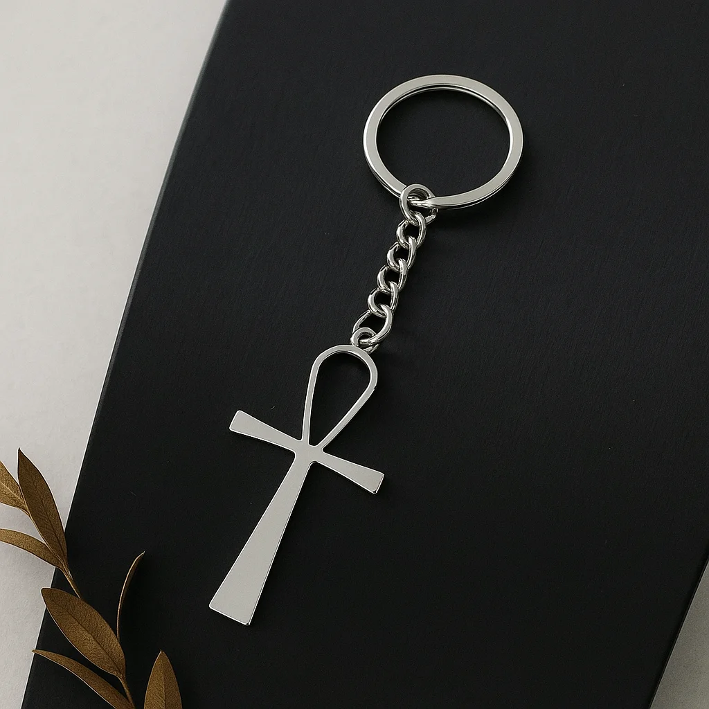 럭셔리 고대 이집트 Ankh 키 체인 은빛 생명의 상징 - Luxury Lifestyle Jewelry 리뷰 및 가격