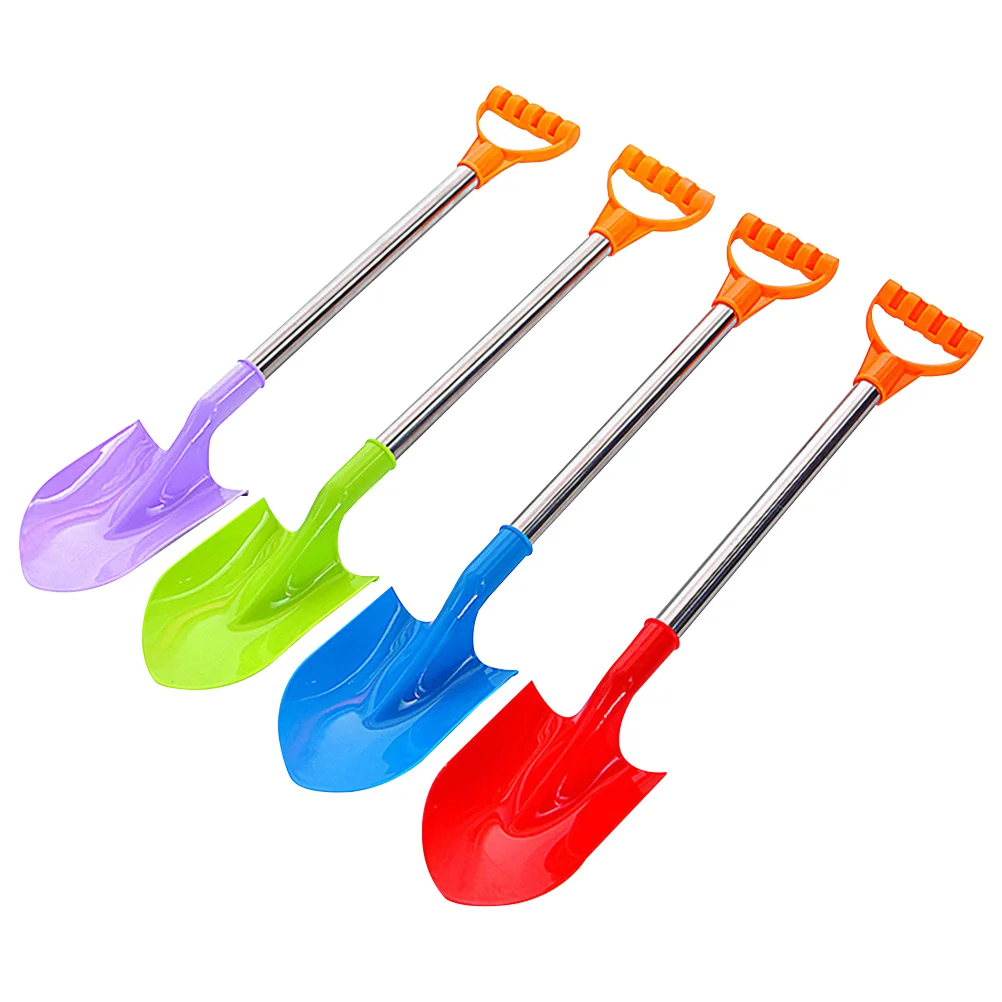 4pcs Fun Beach Toys Plastic Toy Sandbox Toys Kids Beach Sand Toys Beach Shovels for Kids Pool Party Favors Gift