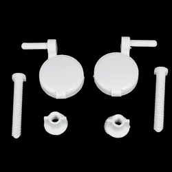 2Pcs Plastic Toilet Seat Screws Fixings Fit Toilet Seats Hinges Repair Tools Toilet mounting screws Household gadgets wc