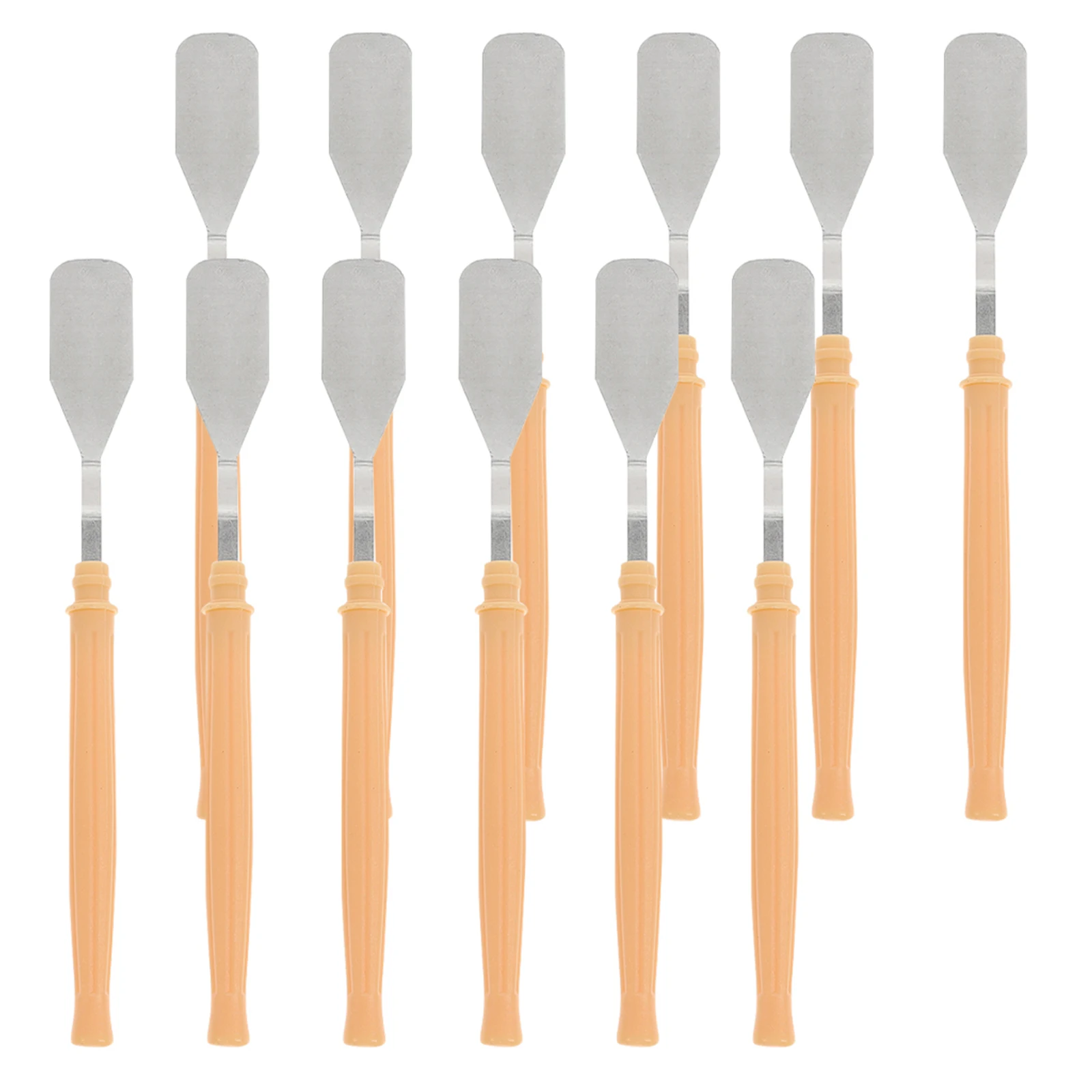 

12pcs Paint Scrapers Metal Tools For Mixing Oil Canvas Watercolor, Painting Spatula, Art Supplies, Artist Painting Tools