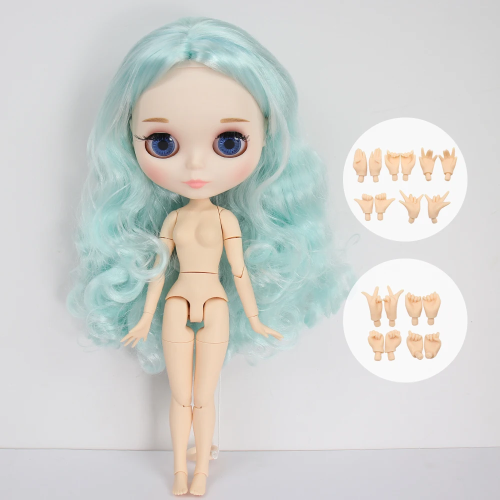 ICY DBS Blyth Doll Joint Body 30CM BJD Toy White Shiny Face and frosted Face with Extra Hands AB and Panel 1/6 DIY Fashion Doll image 3